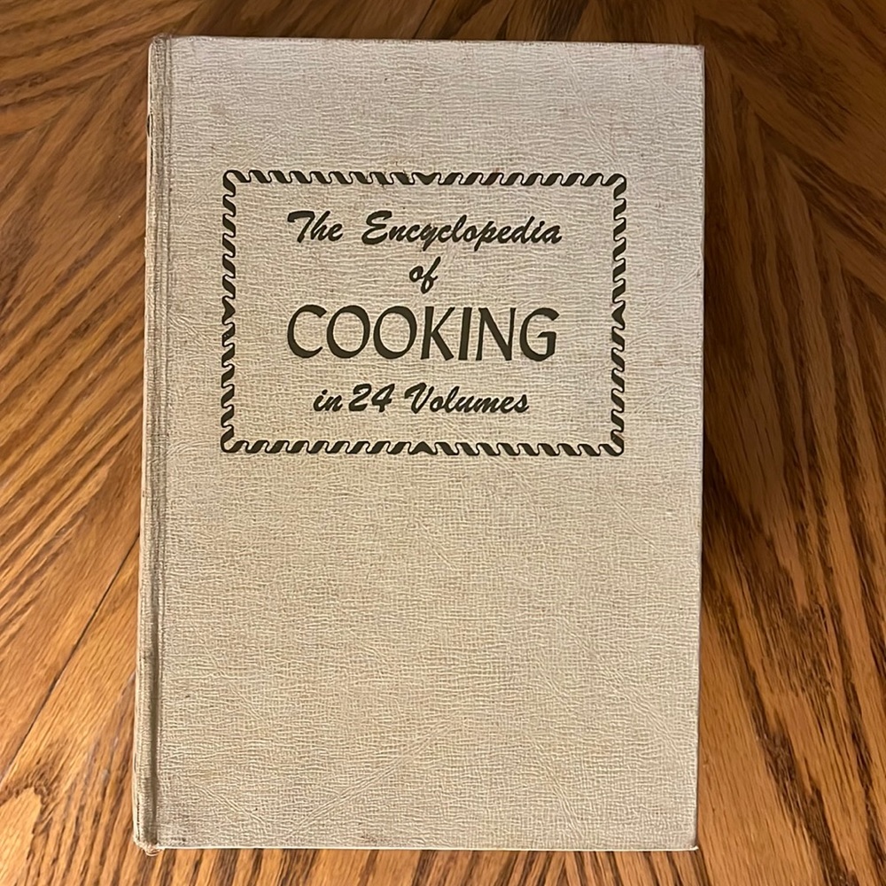 VTG 1952 The Encyclopedia of Cooking in 24 Volumes Culinary Arts Institute Book